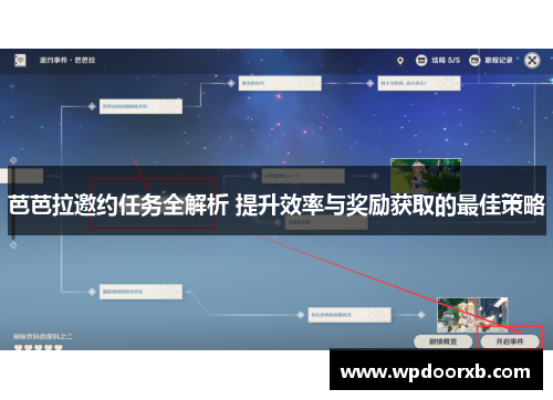 芭芭拉邀约任务全解析 提升效率与奖励获取的最佳策略