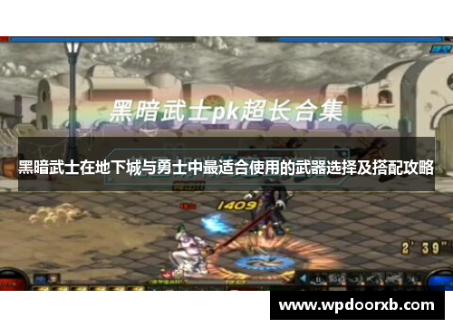 黑暗武士在地下城与勇士中最适合使用的武器选择及搭配攻略